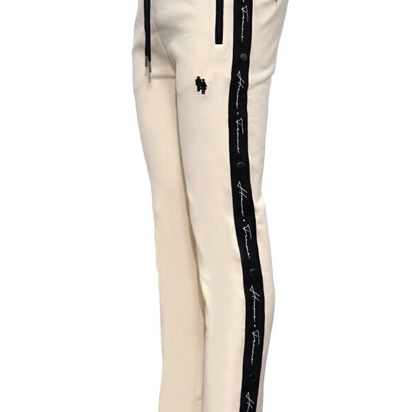 NWOT Homme Femme Signature Cream Black Unisex Track Pants Sz L - Picture 4 of 13